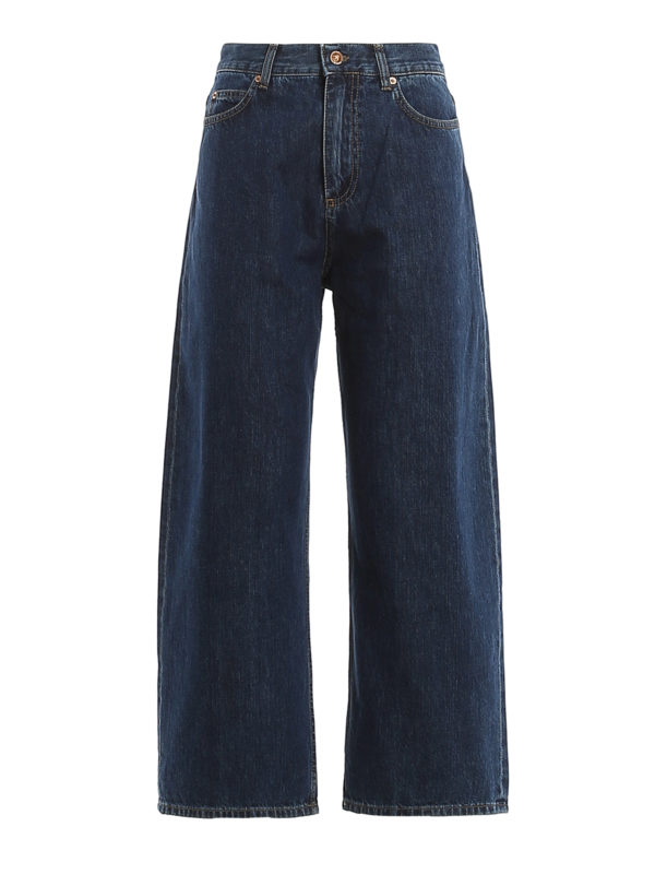 ASPESI: flared jeans - Denim jeans