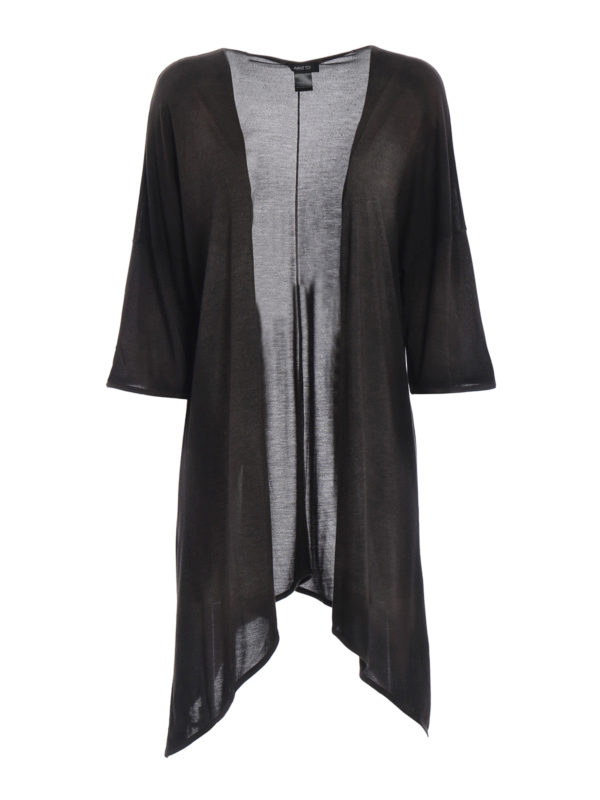 long black open cardigan