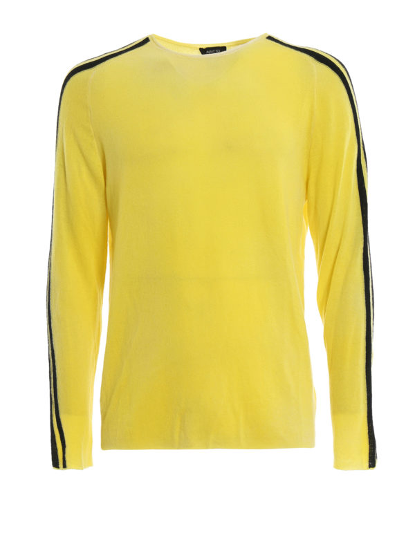 neon yellow cashmere sweater
