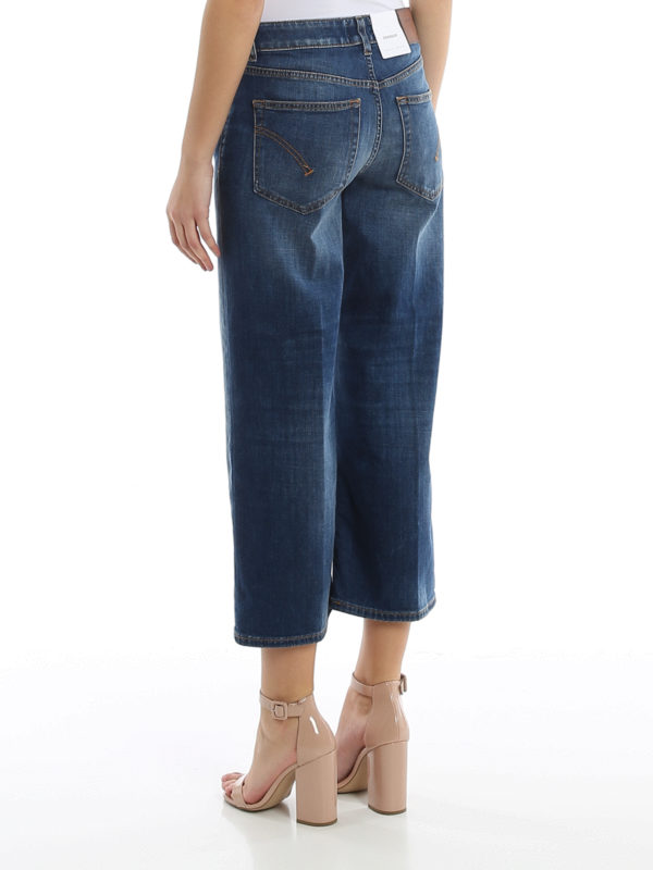 Avenue denim flared jeans shop online: DONDUP