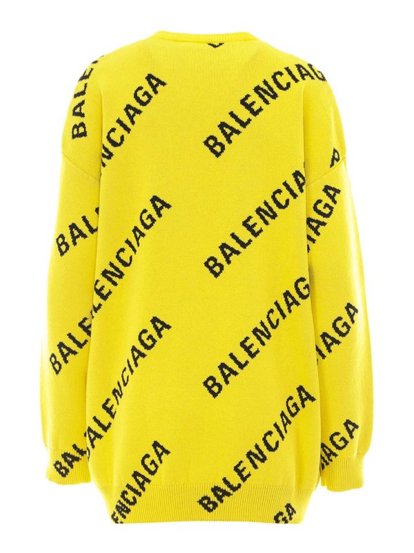 balenciaga sweater yellow