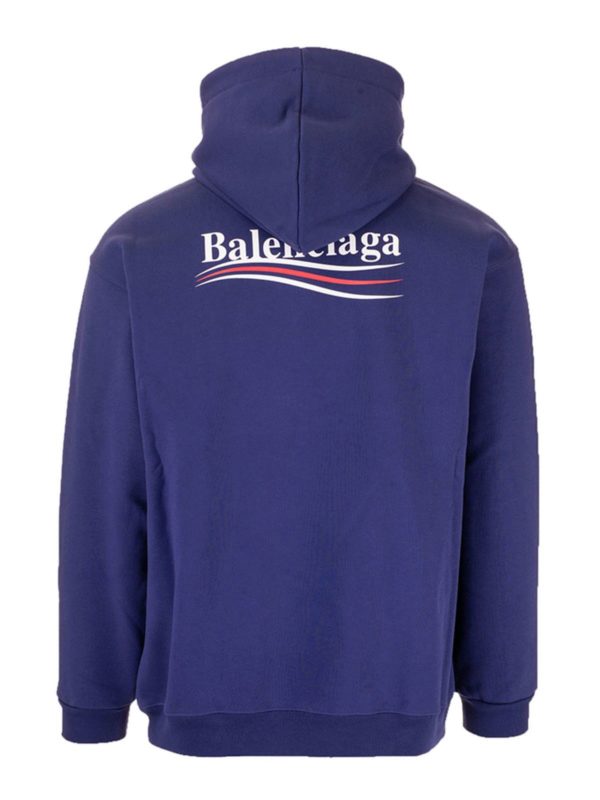 balenciaga blue hoodie