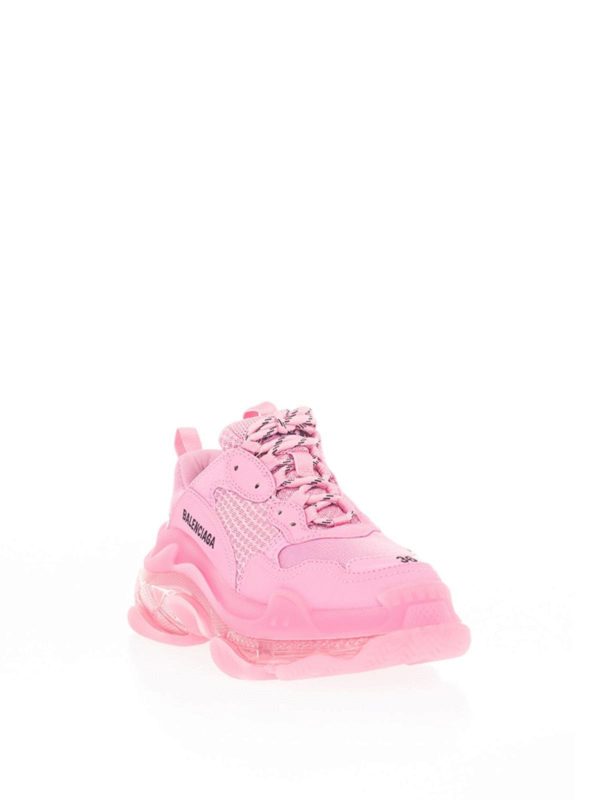 balenciaga trainers with pink