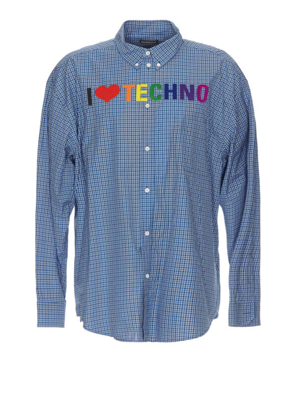 balenciaga i love techno shirt