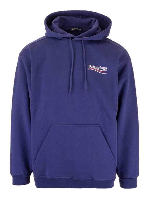 hoodie balenciaga blue