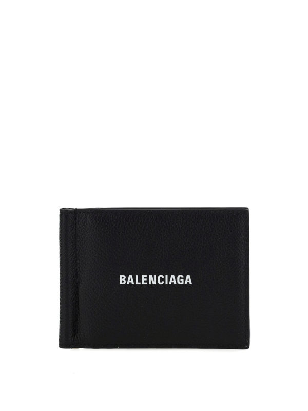 balenciaga leather card holder