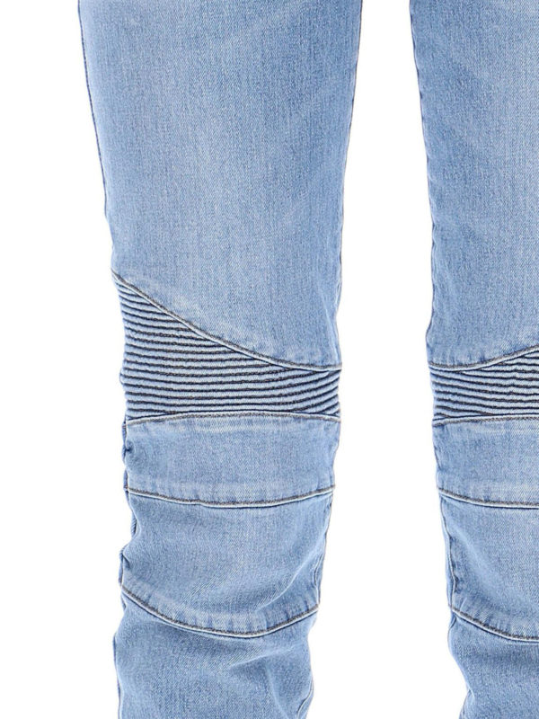 balmain style jeans cheap