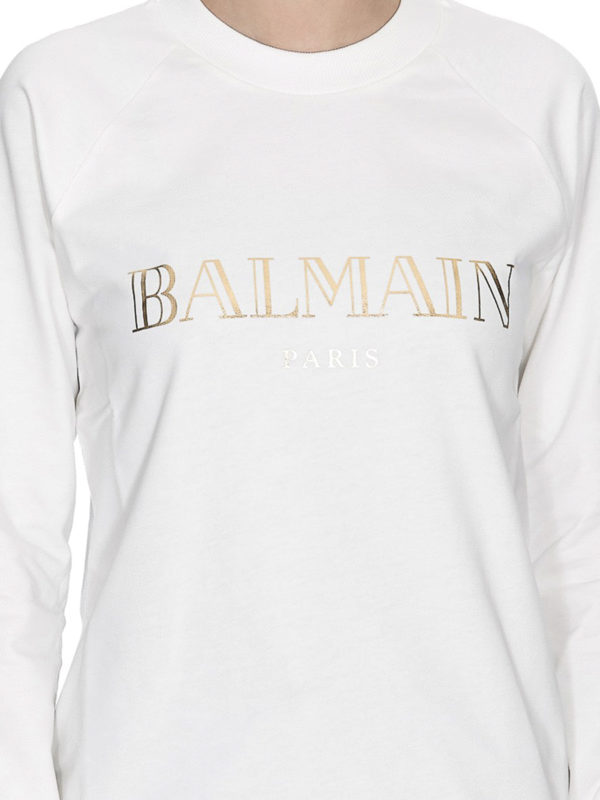 balmain sweatshirt gold