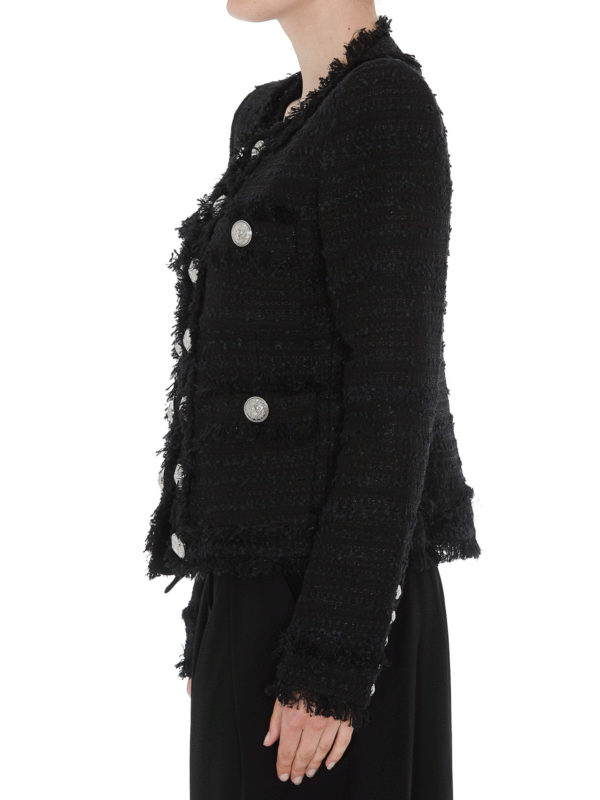 balmain boucle jacket