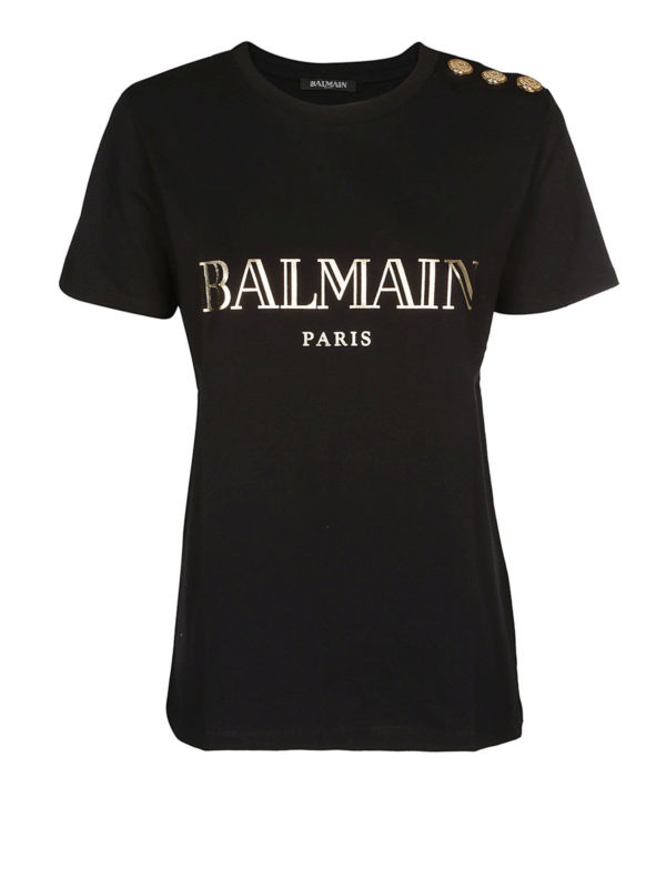 black balmain tshirt