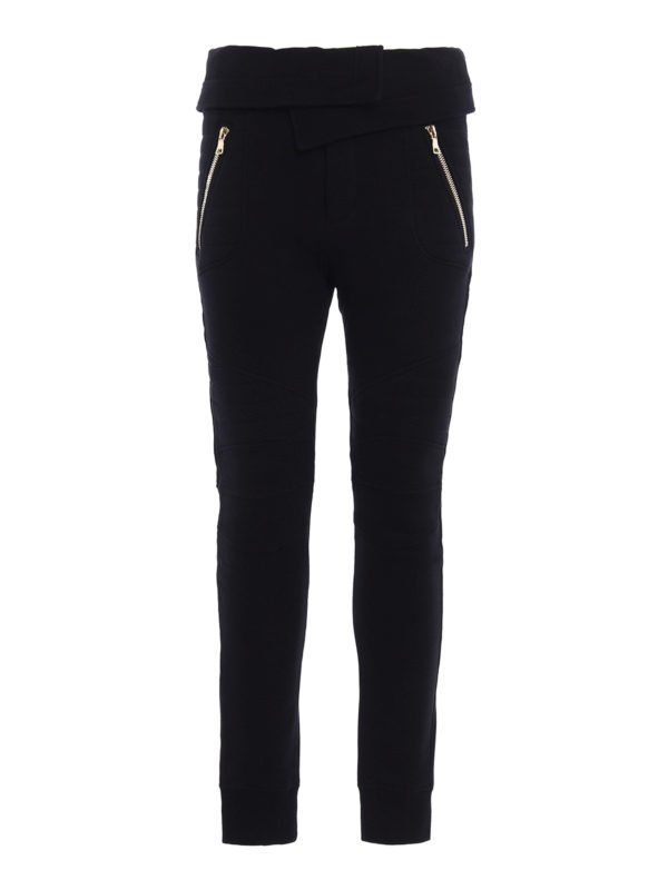 گرمکن Balmain - Biker style track pants 