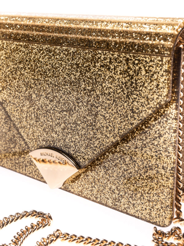 Clutches Michael Kors - Barbara glitter and leather clutch - 30S8MB8C2X710