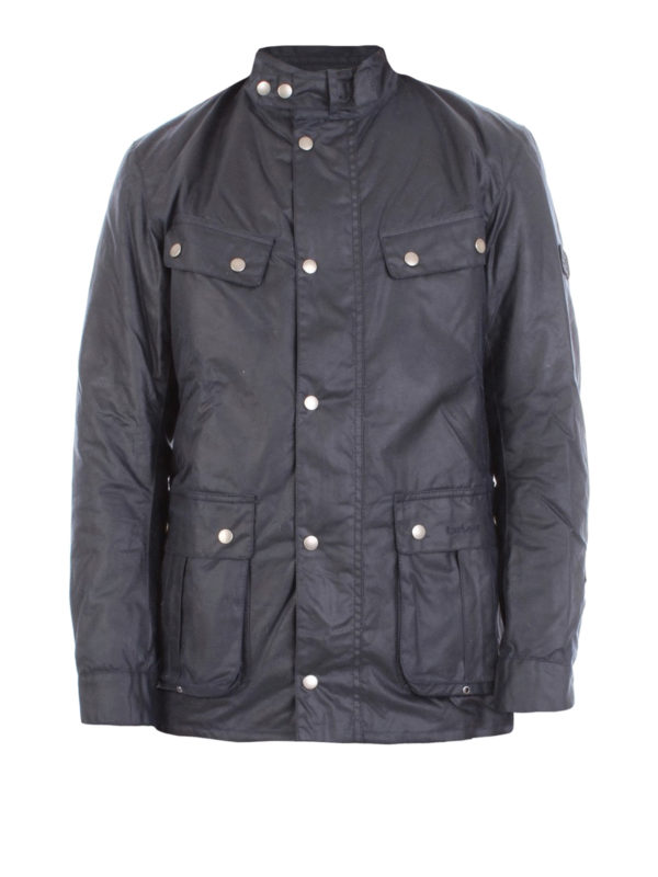 Wax cotton padded jacket 
