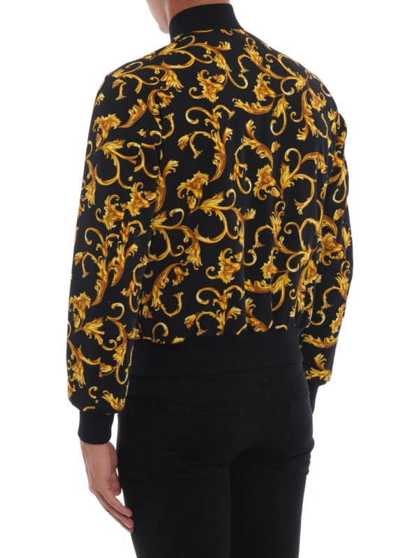 versace reversible bomber jacket