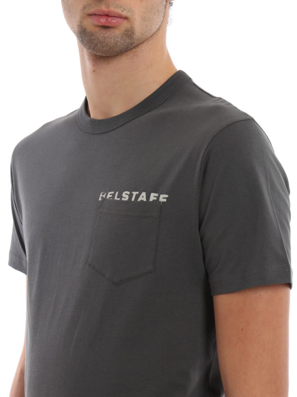 belstaff patch logo t shirt