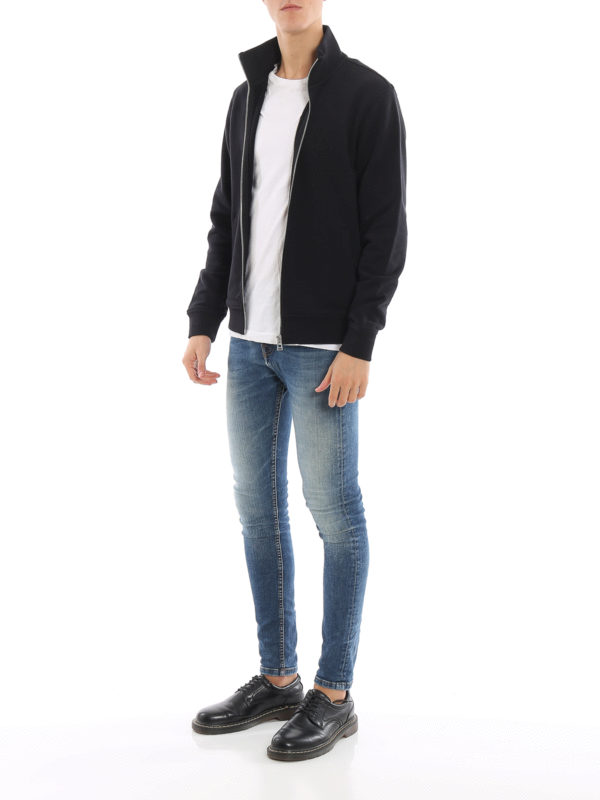 Black zipped sweatshirt 