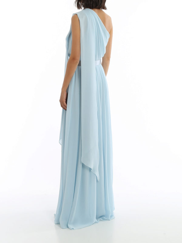 silk georgette gown