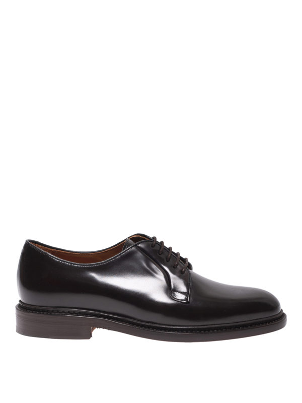 Classic shoes Berwick 1707 - Polished Derby shoes - 4406HO234EBANO