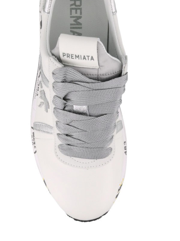 Premiata Spring Summer 2021 beth sneakers in ivory color - BETH 4517
