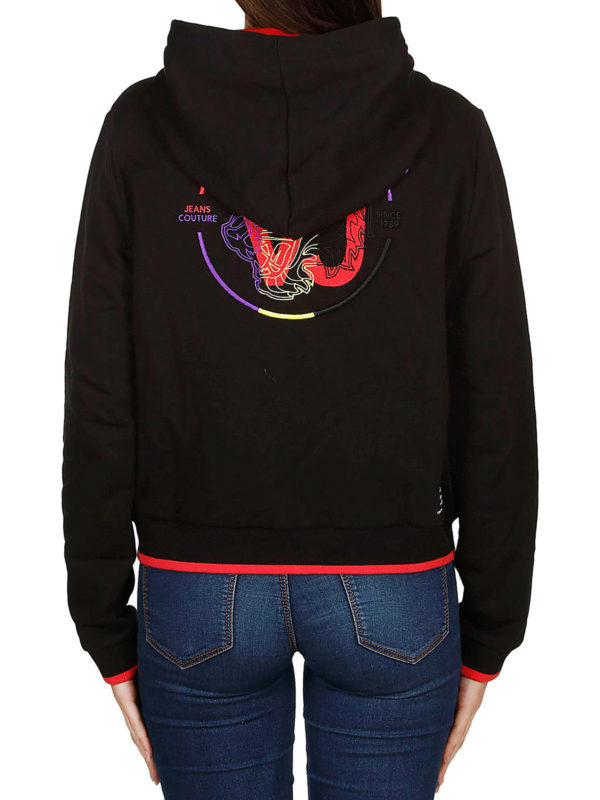 versace jeans zip hoodie