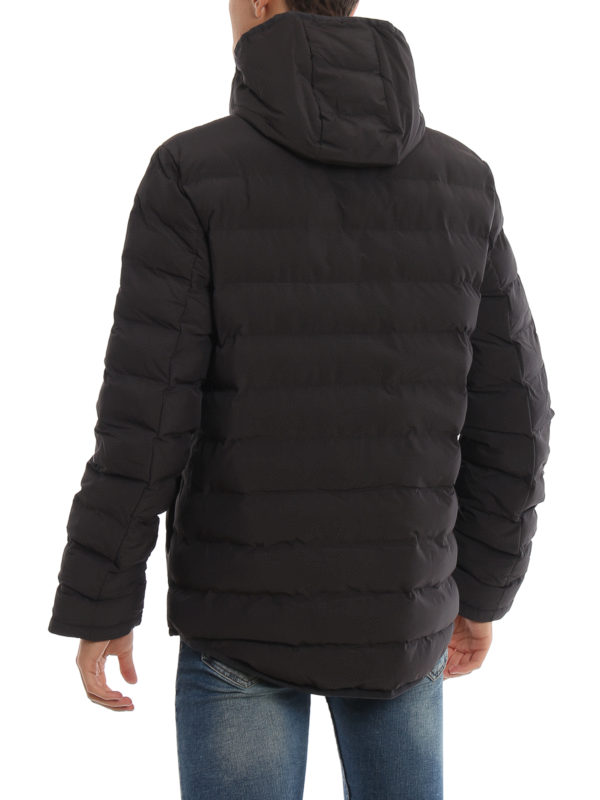 fred perry hooded puffer jacket