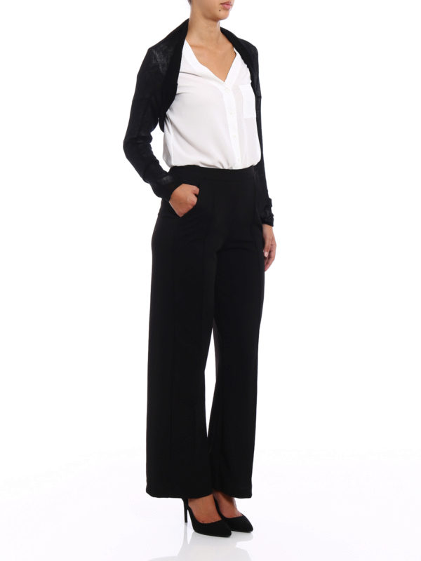 black cashmere shrug
