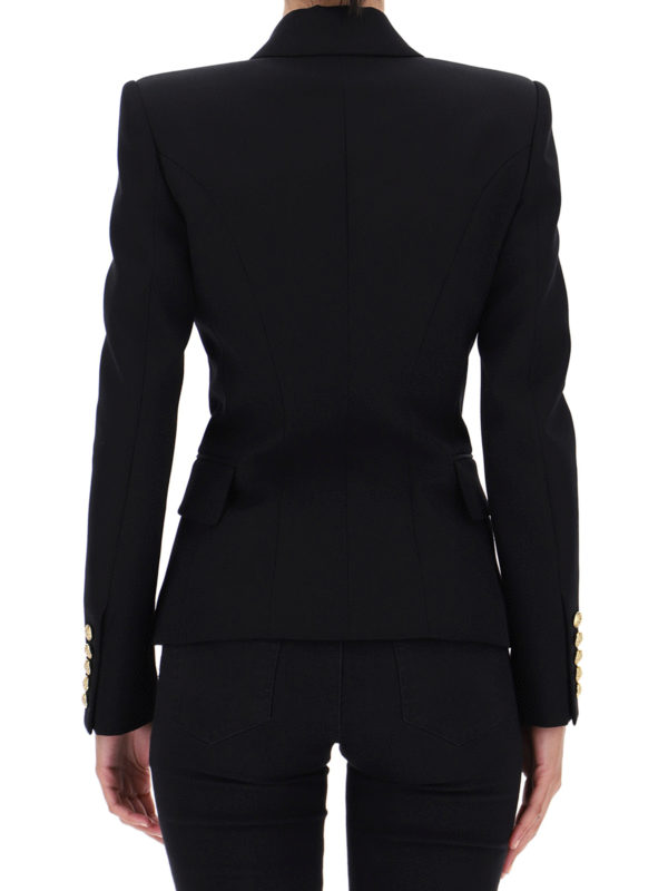 balmain cream blazer