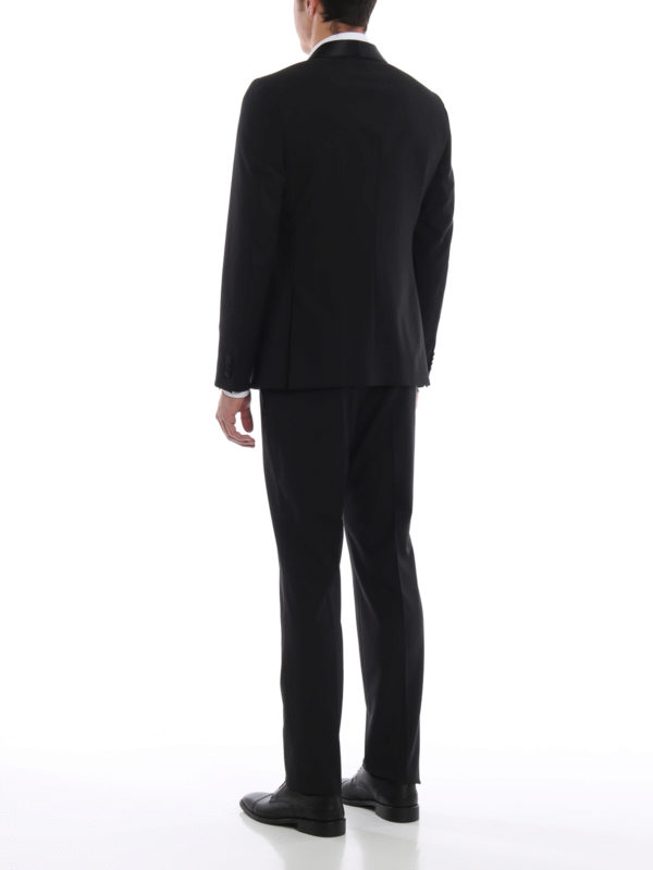 black zegna suit