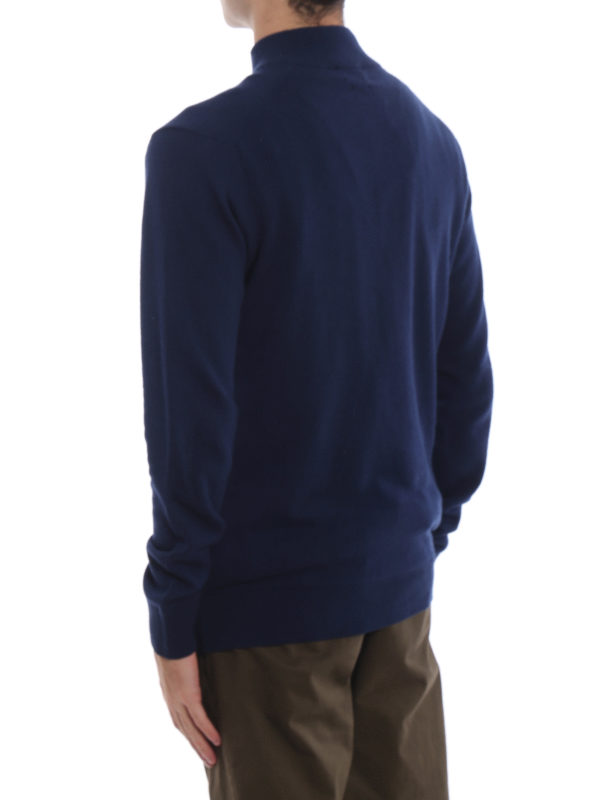 cotton silk and cashmere turtleneck 