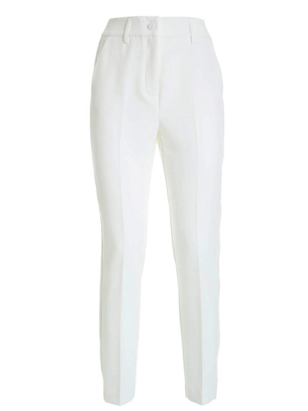 کژوال Blumarine - Logo crepe pants in 