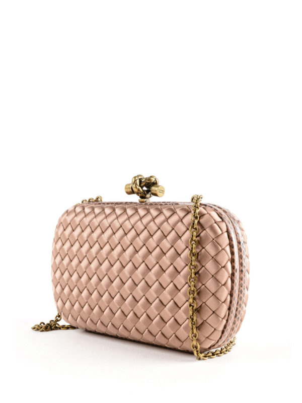 bottega veneta clutch with chain