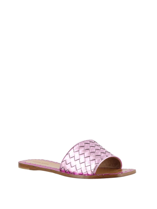 bottega veneta sandals pink