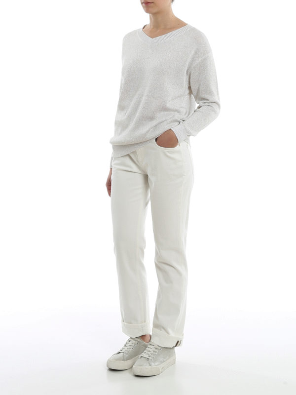 BRUNELLO CUCINELLI: flared jeans online - Denim faded jeans