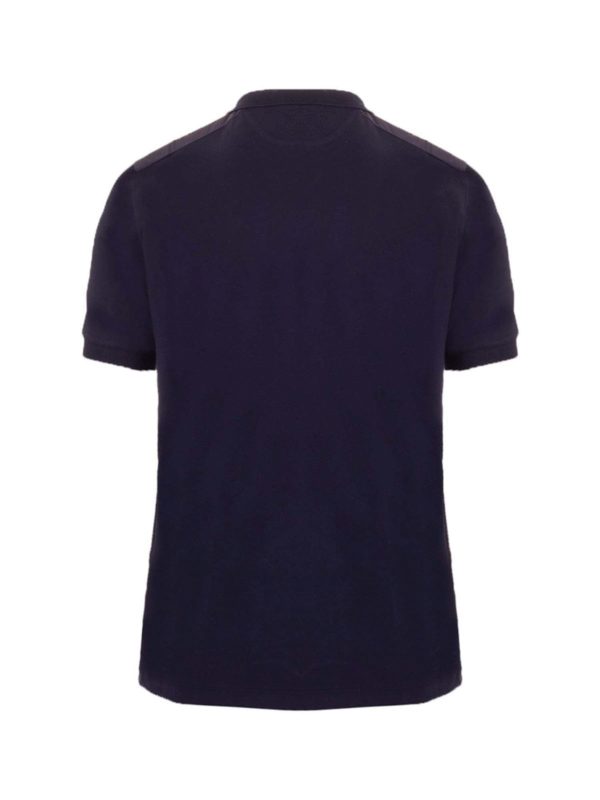 cobalt blue polo shirt