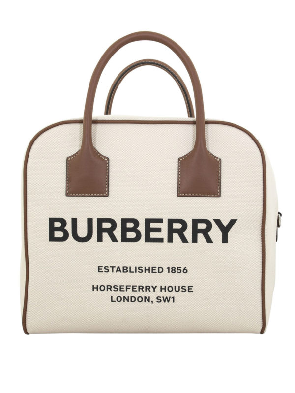 Bowling bags Burberry - Cube canvas medium bowling bag - 8016564