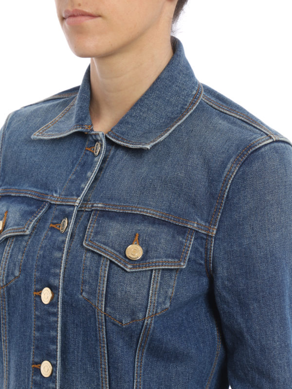 Denim jacket Burberry - Golden buttons denim jacket - 4037723 | iKRIX.com