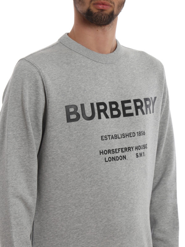 burberry print sweatshirt