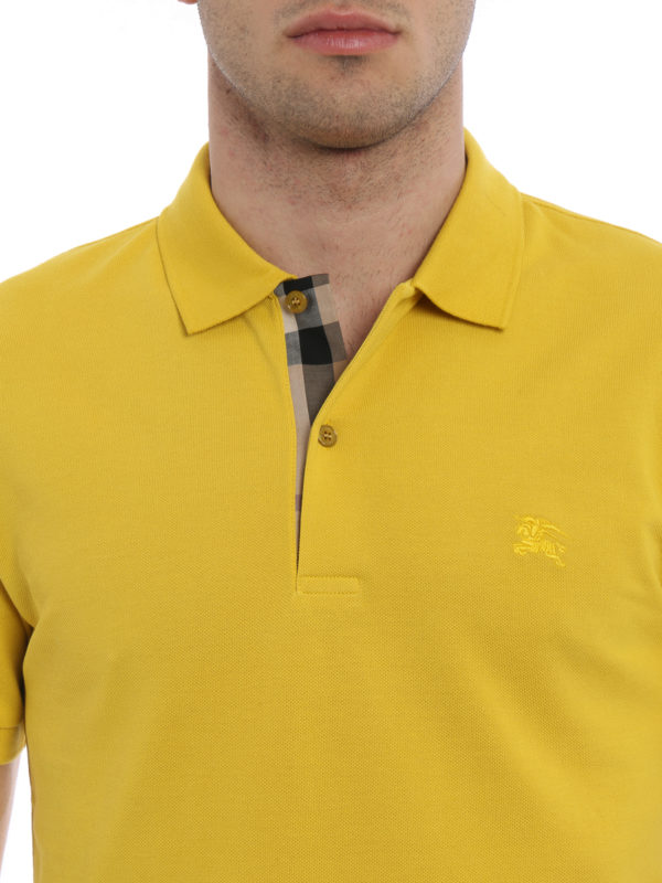 burberry polo shirt yellow