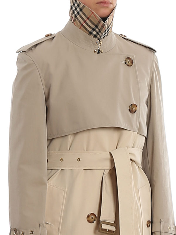 Trench coats Burberry - Deighton bicolour trench coat - 8022636