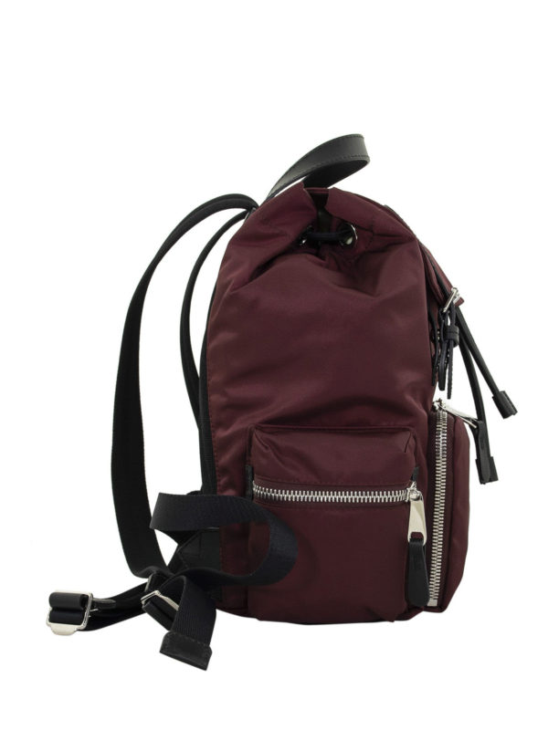 burberry burgundy backpack