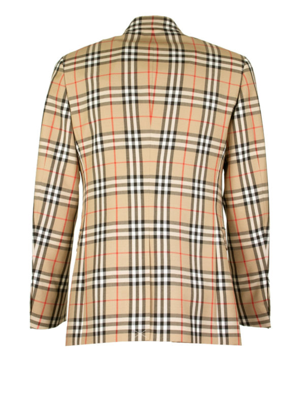 burberry check blazer