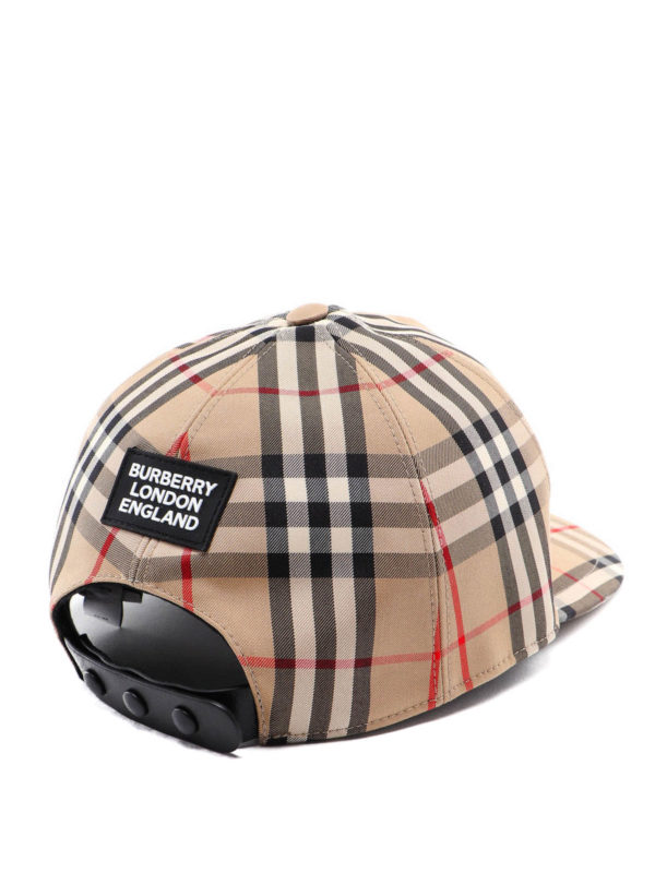Hats & caps Burberry - Vintage check cotton blend baseball cap - 8021444