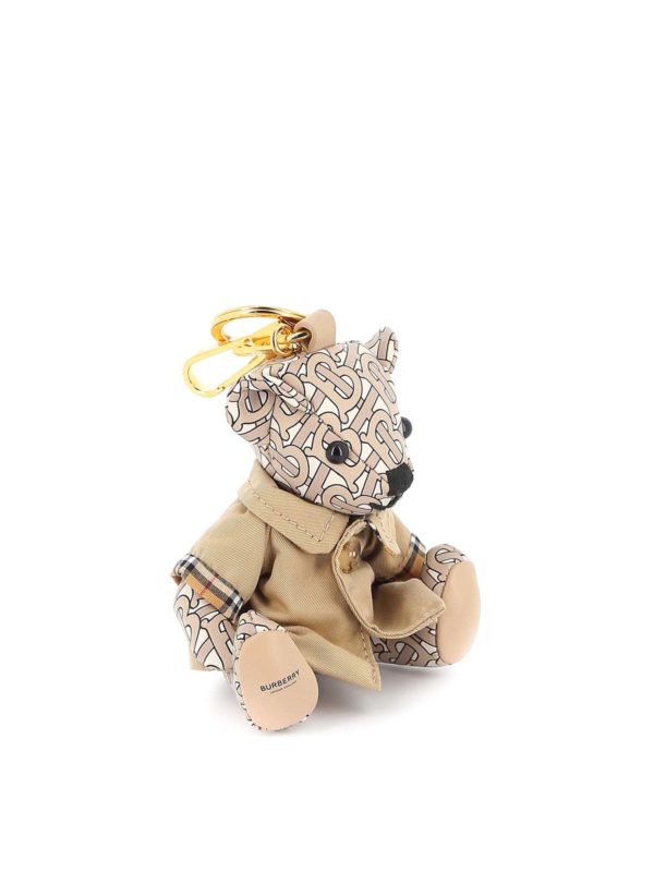 BURBERRY: key holders online - Thomas Bear in trench coat charm