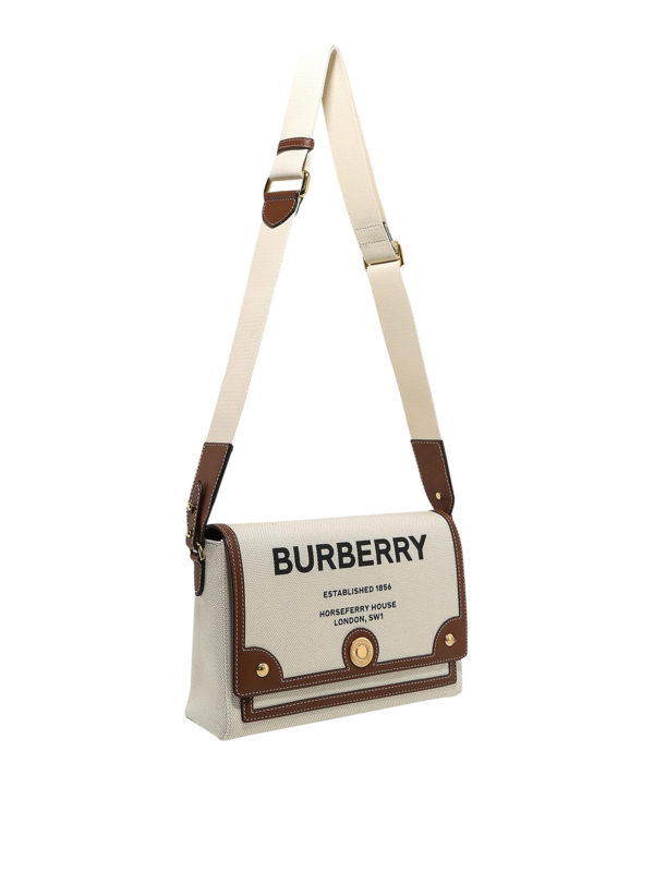 Shoulder bags Burberry - Canvas shoulder bag with logo - 8030249