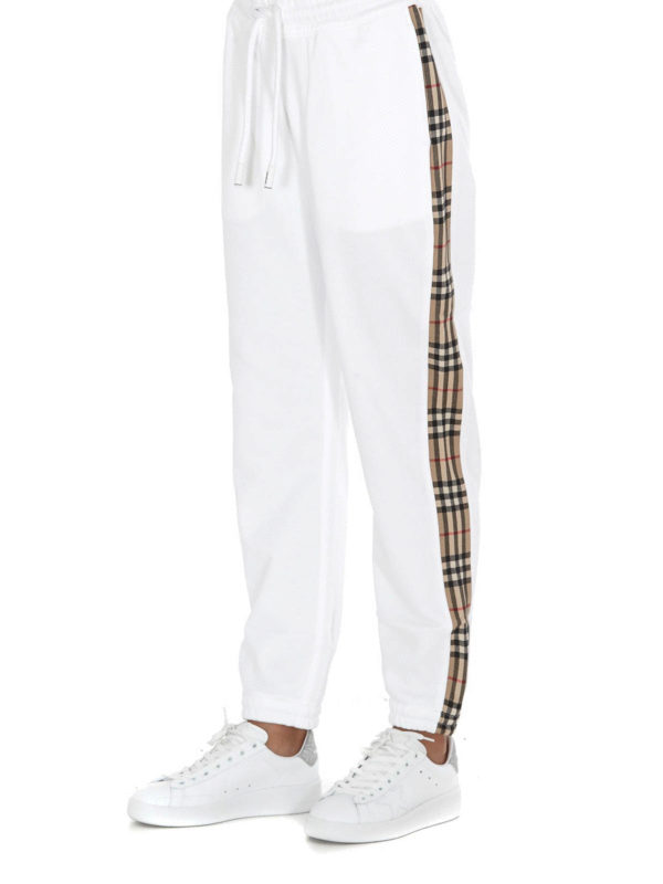 white burberry tracksuit