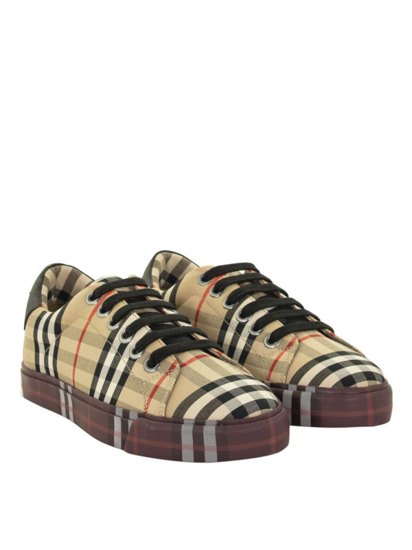 burberry vintage check trainers