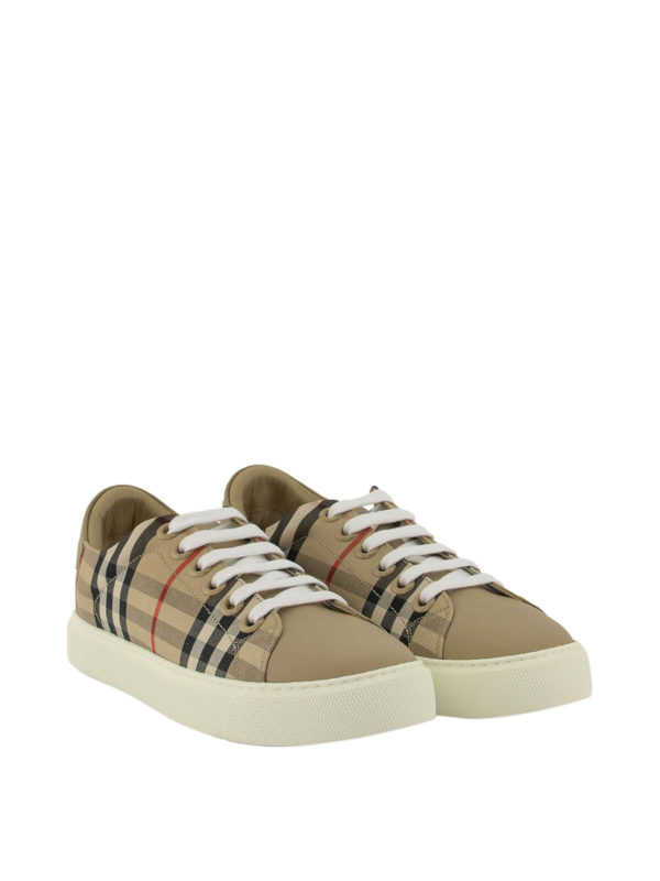 burberry vintage check trainers