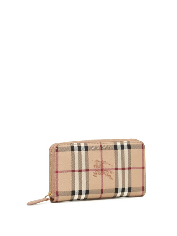 Wallets & purses Burberry - Haymarket Check zip-around wallet - 4060730