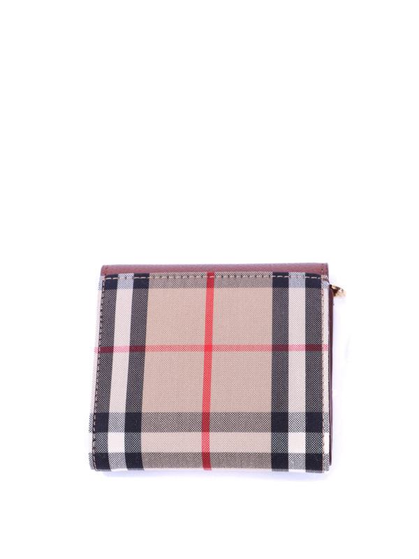 burberry check wallet