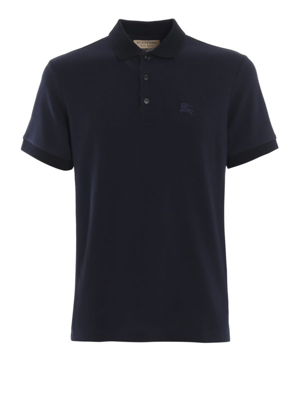 deep blue polo shirt